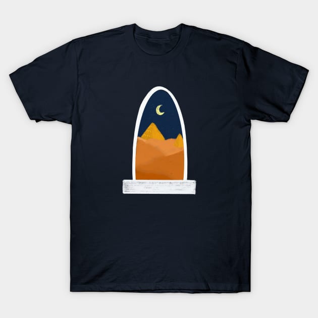 Desert window T-Shirt by gabbadelgado